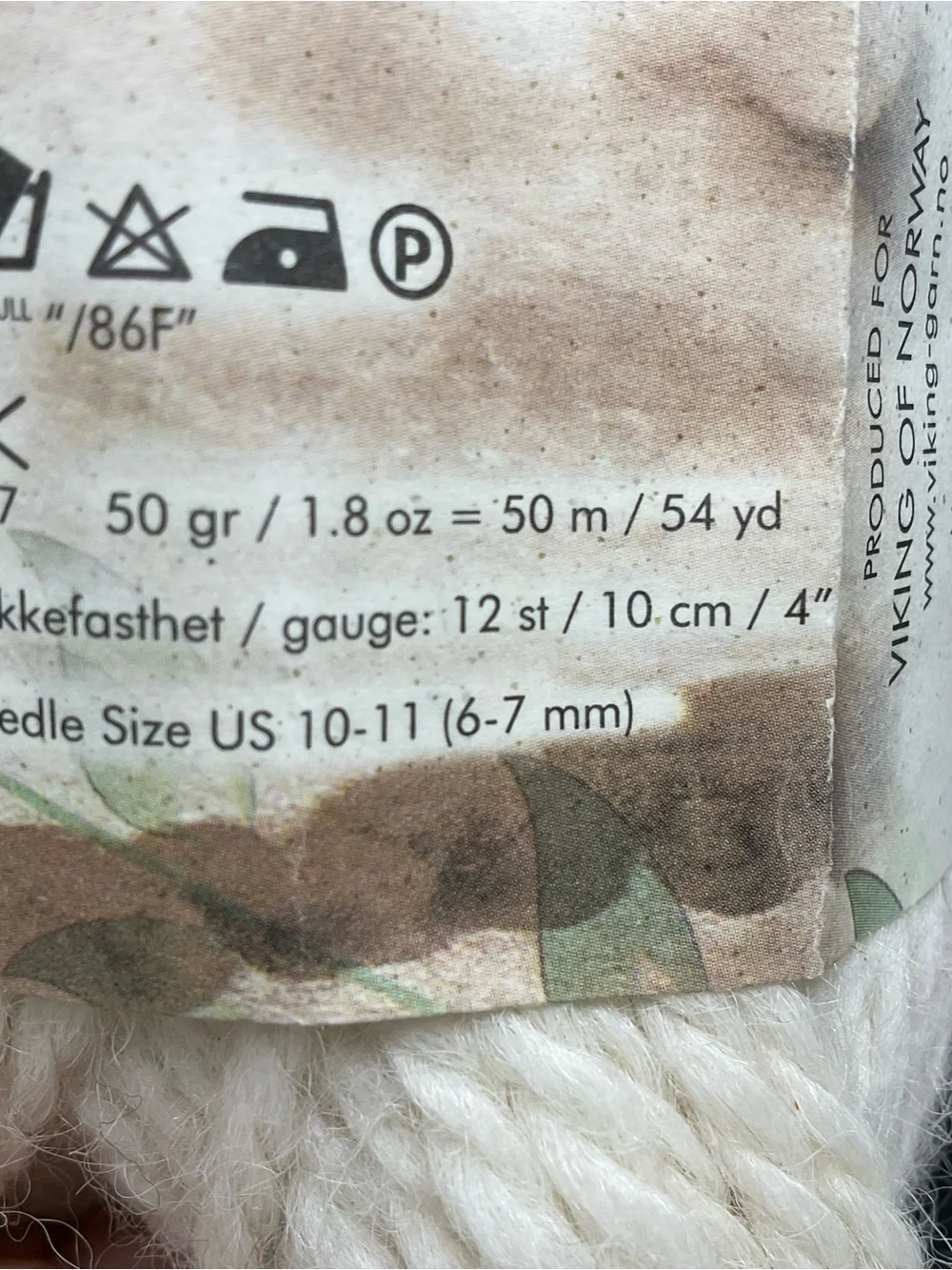 Viking Of Norway Alpaca 100% Superfine Alpaca 8 - 50gr Skeins Cream